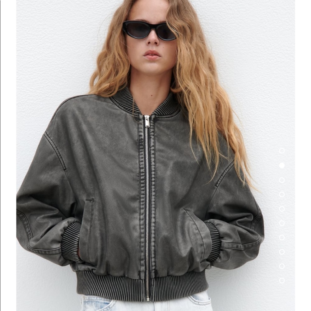 NWT VIRAL ZARA BOMBER JACKET
